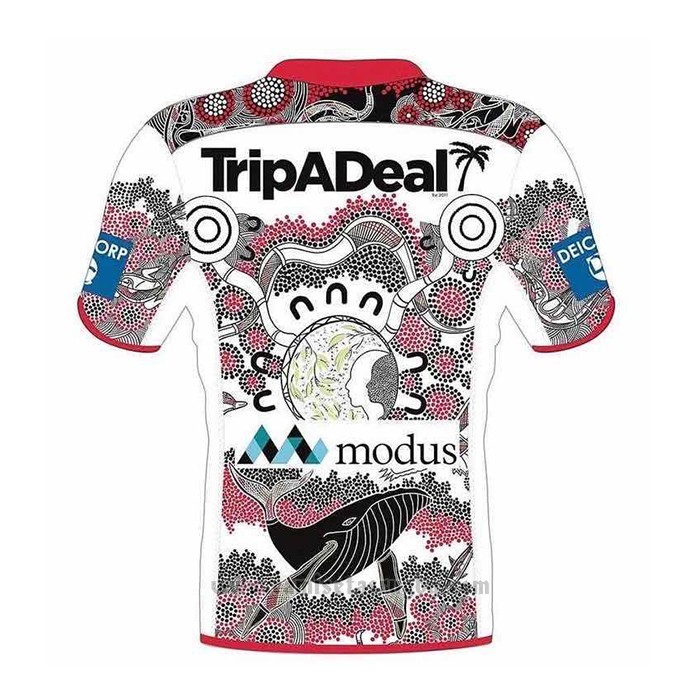 Camiseta St George Illawarra Dragons Rugby 2021 Indigena